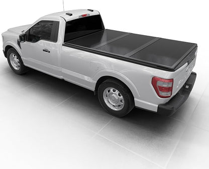 Toptiny Hard Folding Truck Bed Tonneau Cover|HTF018|Fits 2015-2024 Ford F-150 8FT Bed (98")