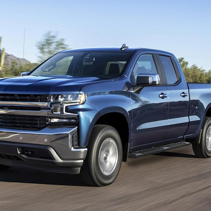 Nilight Running Boards for 2019-2026 Chevy Silverado/GMC Sierra 1500 Double Cab 2020-2026 Silverado/GMC Sierra 2500HD 3500HD 6 Inch Aluminum Bolt-on Powder Coated Side Step Nerf Bars