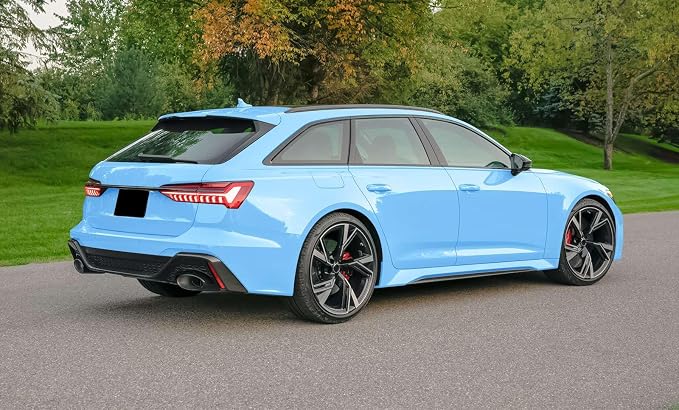 60"x240" (5FTx20FT) PPF Paint Protection Film Gloss Light Blue Self Healing Auto Bra Vinyl Wrap Invisible Scratches Shield Sheet DIY with Tool Kit