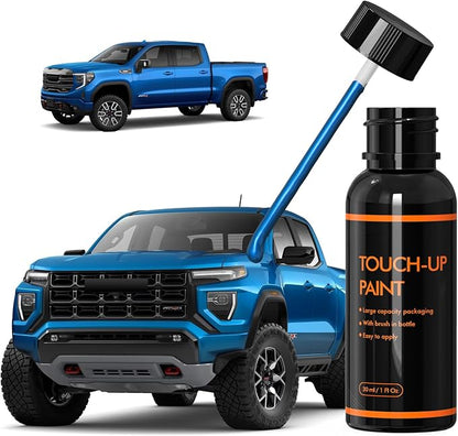 GLT/WA327E Glacier Blue/Dynamic Blue Touch Up Paint Compatible With GMC, DIY Car Paint Scratch Repair Kit, Automotive Paints, Quick & Easy Fix Scratch Repair for GM Chevrolet Sierra/Canyon