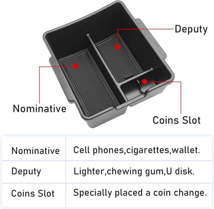 TTCR-II Compatible with Honda Civic Center Console Organizer 2022-2025 2026, for Civic Console Organizer Tray (Upper), Center Armrest Storage Box for EX LX Sport Touring (Not Fit Type R and Si)