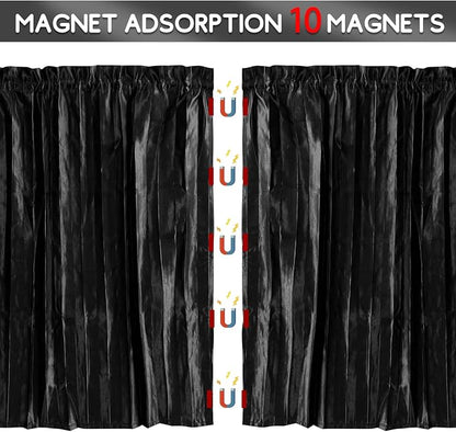 ZATOOTO Car Curtains - Divider Privacy Window Sun Shade - Side Windshield Magnetic Sunshades Covers - Travel Removable Simple