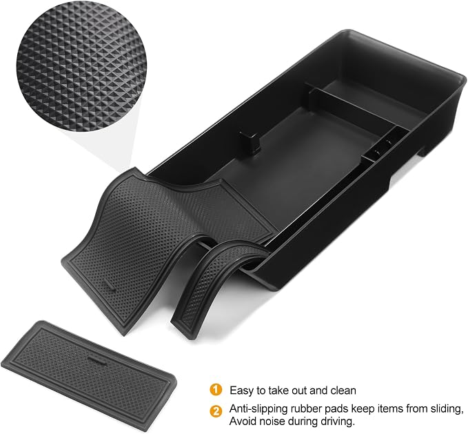 CKE Compatible with Toyota Camry 2025 2026 Accessories Car Interior Center Console Armrest Organizer Armrest Storage Box Insert for 9th Gen Camry LE SE XLE XSE 1pc