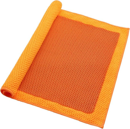 12"x12" Professional Clay Towel – Fine Grade Mesh Polymer | Requires Lubrication | Fast Decontamination for Auto Detailing, Removes Overspray, Water Spots & Iron Fallout | Scratch-Free