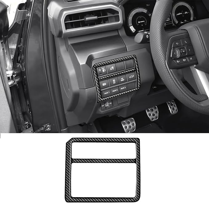 Interior Trim for Toyota 4Runner 2025 2026 Carbon Fiber Gear Shift Panel with Steering Wheel Trim