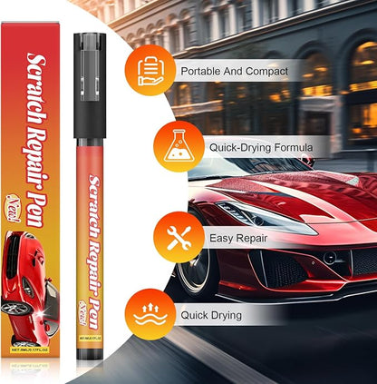 3Pack Weatherproof Magic Car Scratch Removal Pen,Auto Paint Repair Brush Kit,Car Paint Scratch Remover Pen,Easy to Use for All Car Colors & Surfaces