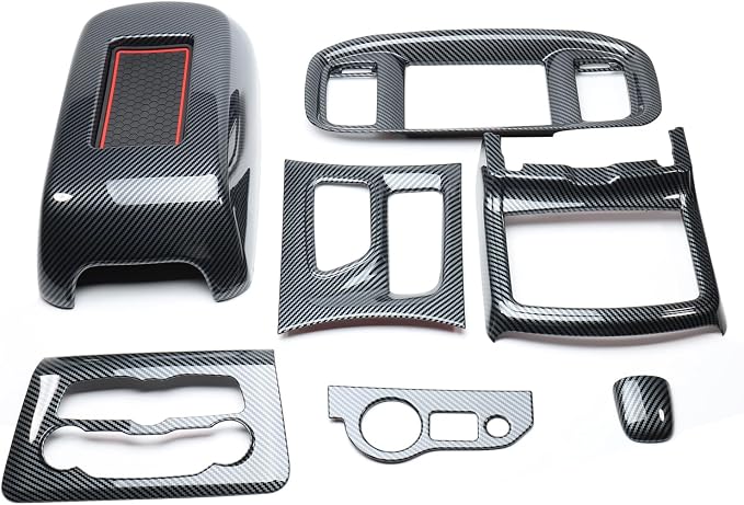 Interior Trim for Dodge Charger 2015-2024 Gear Shift Panel Trim with Console Cover