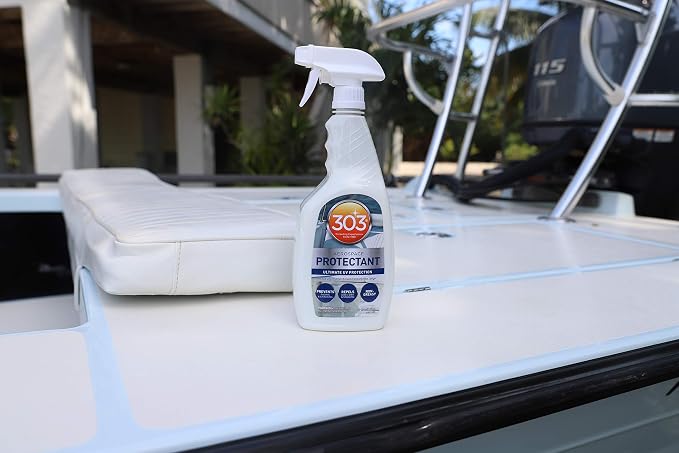 303 Products Aerospace Protectant Size: 32 Oz | Provides UV protection for marine vinyl and surfaces while helping prevent fading, cracking, and staining.