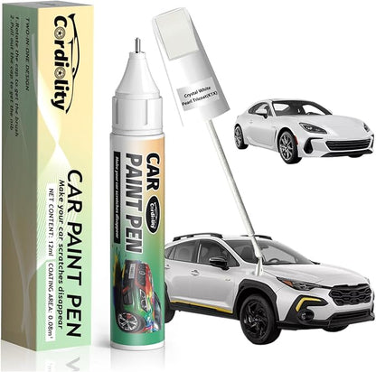K1X Crystal White Pearl Tricoat Touch Up Paint for Subaru, Color Accurate Car Paint Scratch Repair Pen, Quick & Easy Fix Automotive Chips and Nicks