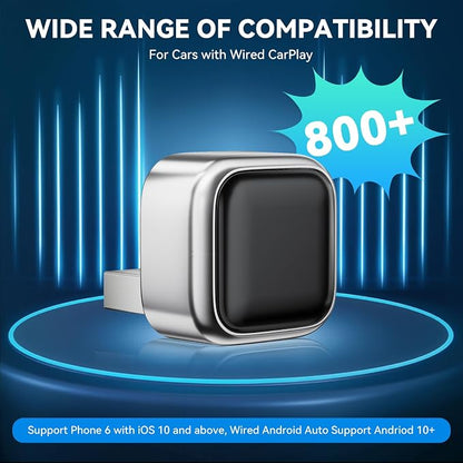 KUKIHO Wireless Android Auto Adapter 2.0– Fast & Stable Connection, 2024 New Mode