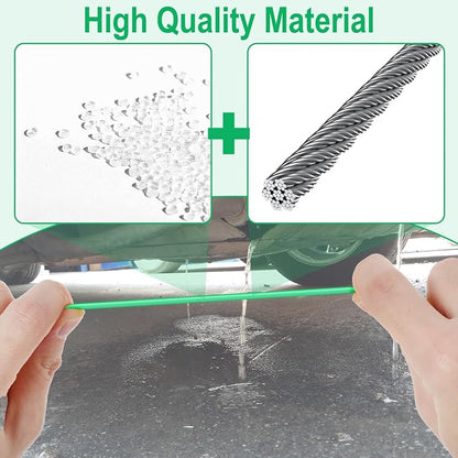 Auto Sunroof Drain Cleaning Tool, 120 Inch Flexible Tube Cleaning Brush, Drain Brush Extra Long Pipe Cleaners for Cars, Car Accessories, Car Sunroof Drain Hole Cleaner for Drains, Sewers, Windshields