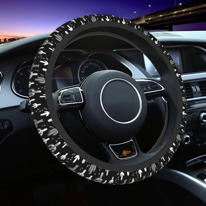 Fun Western Cactus Steering Wheel Covers Non Slip Neoprene Wheel Protector Universal 15 inch for Car Accessories