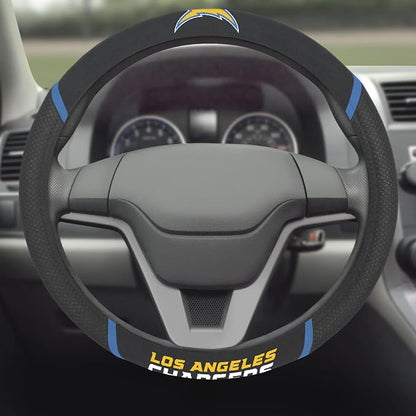 FANMATS NFL Unisex-Adult Embroidered Steering Wheel Cover