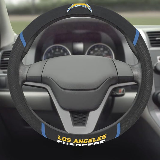 FANMATS NFL Unisex-Adult Embroidered Steering Wheel Cover