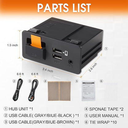 Carplay Adapter Auto Retrofit Kit Compatible with Mazda 2/3/6/CX3/CX5/CX9/MX5/FIAT 124 2014-2021 Carplay Adapter Interface Port Fits MZD Connect System TK78-66-9U0C 00008FZ34