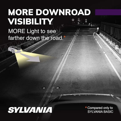 SYLVANIA - 9005 XtraVision - High Performance Halogen Headlight Bulb, High Beam, Low Beam and Fog Replacement Bulb (Contains 1 Bulb)