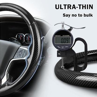 Steering Wheel Cover for Chevy Silverado 1500 2014-2018/2500 2500HD 3500 3500HD 2015-2019/ 4500HD 5500HD 6500HD 2019-2024/ Suburban Tahoe 2015-2020/ Traverse 2018-2023 Chevrolet