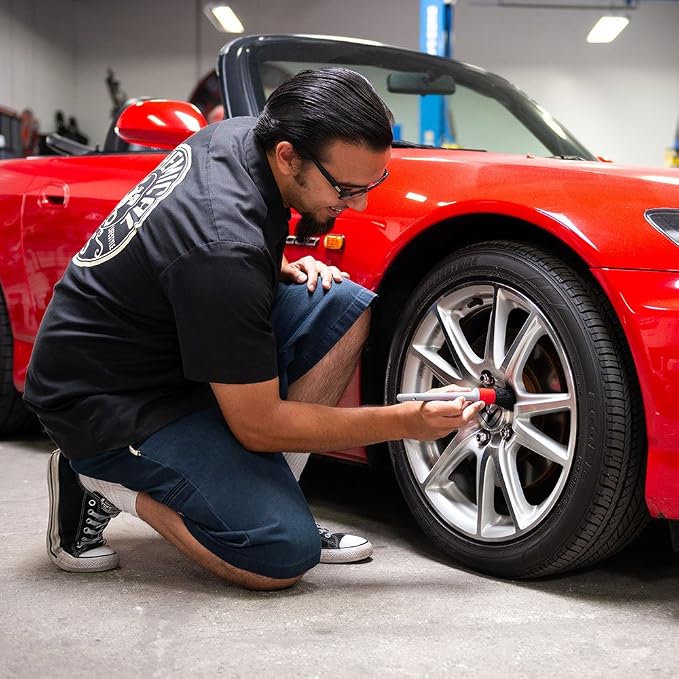 Chemical Guys All in the Details Exterior Detailing Brushes - 3-Piece Soft Scratch-Free Brushes for Wheels, Bumpers, Grilles, Badging & Tight Exterior Gaps on Cars, Trucks, SUVs & More