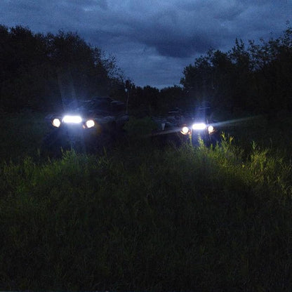Willpower 2 Pieces 5 inch 72W Flood Led Work Light Bar Driving Boat Off Road Lights for Jeep SUV Truck ATVs, 12V-24V IP67 (5 inch)