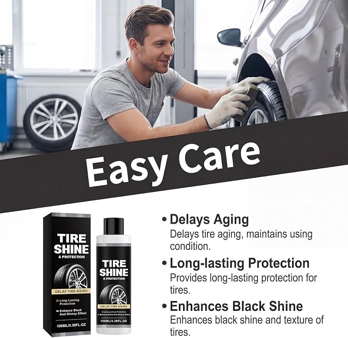 Tire Dressing - 100ml Long Lasting Quick Dry Repair Agent | Car Tire Protectant,for Truck SUV RV Vehicle Maintienance Detailing