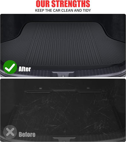 Floor Mats for 2020-2025 Nissan Sentra with Cargo Liner All Weather TPE Protection Floor Liners Full Set with Trunk Mat for 2025 Nissan Sentra Accessories