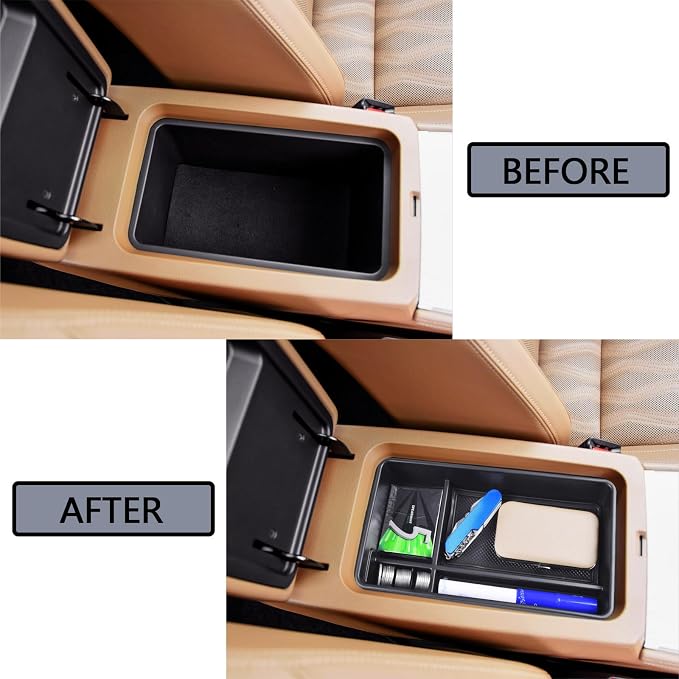 EDBETOS Altima Center Console Organizer Compatible with 2019-2023 2024 2025 2026 Nissan Altima Accessories S/SV/SR/SL/Platinum, ABS Plastic Armrest Box Insert Tray Armrest Storage Box, Black