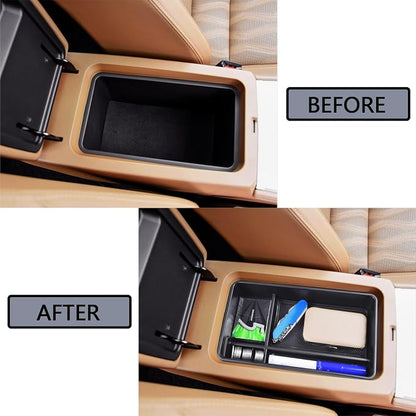 EDBETOS Altima Center Console Organizer Compatible with 2019-2023 2024 2025 2026 Nissan Altima Accessories S/SV/SR/SL/Platinum, ABS Plastic Armrest Box Insert Tray Armrest Storage Box, Black