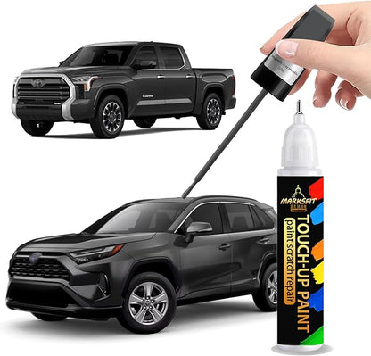 Magnetic Gray Metallic(1G3) Touch Up Paint For Toyota Exact Match-Chips and Nicks 2 in 1 Car Paint Pen Scratch Rapair for Avalon/RAV4/Camry/Corolla/Highlander/Prius/Sequoia/Sienna/Tacoma