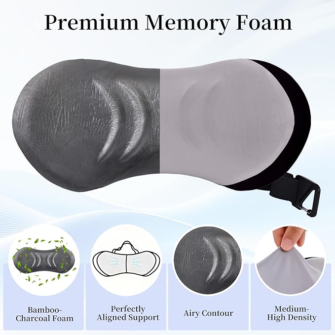 Lumbar Support Pillow for Office Chair - Lumbar Pillow for Car, Memory Foam Ergonomic Lumbar Support Pillow for Car Back Support for Office Chair Back Support Cushion