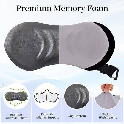 Lumbar Support Pillow for Office Chair - Lumbar Pillow for Car, Memory Foam Ergonomic Lumbar Support Pillow for Car Back Support for Office Chair Back Support Cushion