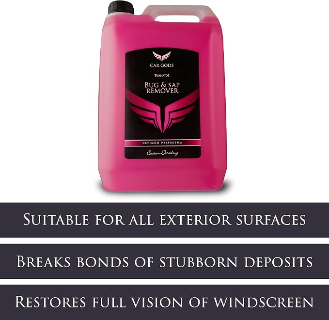 Car Gods Thanatos Bug and Sap Remover, 169 Fl Oz