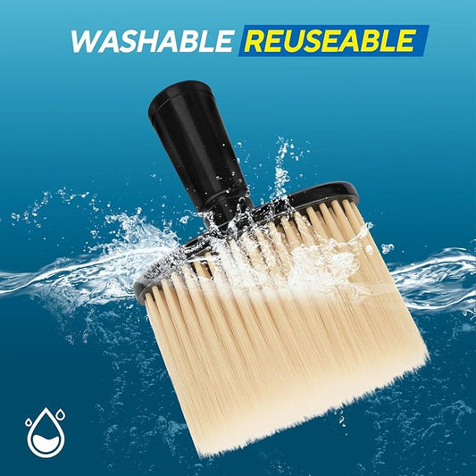 Car Detailing Brush, Automotive Interior Dusting Brush, Soft Car Interior Cleaning Tool for Dashboard Interior, Leather, Keyboard, Scratch-Free (2PCS-C)