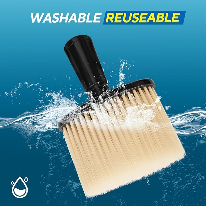 Car Interior Detailing Brush, Auto Detailing Brushes Dusting Car Accessories for Dashboard Interior, AC Vents, Leather, Keyboard, Scratch-Free