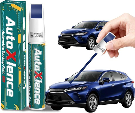 8T5 Dark Blue Metallic Touch Up Paint Compatible with Toyota Car Paint Pen Scratch Repair Automotive Scratch Remover Fix Exact Color Match