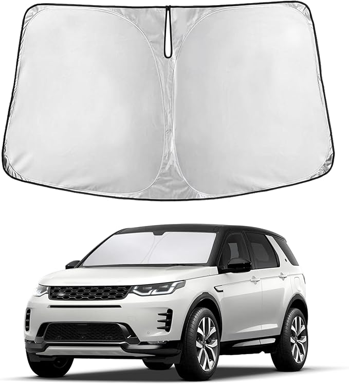 EcoNour Windshield Sunshade Compatible for Land Rover Discovery Sport 2014-2024, 2025, 2026 Sun Visor for Front Windshield & Window Sun Shade Cover, UV Blocker&Protector, Car Accessories