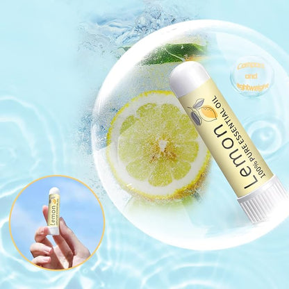 Hion Inhaler-Lemon and Mint, Natural Essential Oils Inhalers