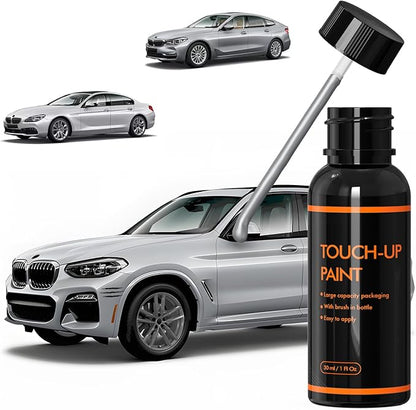 A83 Glacier Silver Touch Up Paint for BMW, DIY Car Paint Scratch Repair Kit, Automotive Paints, Quick & Easy Fix Scratch Repair for X1/X2/X3/X4/X5/X6/1/2/3/4/5/7 Series/Z4/B6/B7
