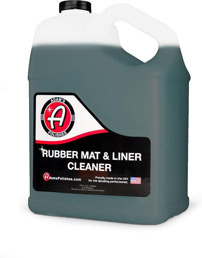 Adam's Polishes Rubber Mat & Liner Cleaner (Gallon) Protectant & Rubber Floor Mat Cleaning Solution for Car Detailing, Deep Cleans & Restores Mats, Truck Bed Cargo Liners