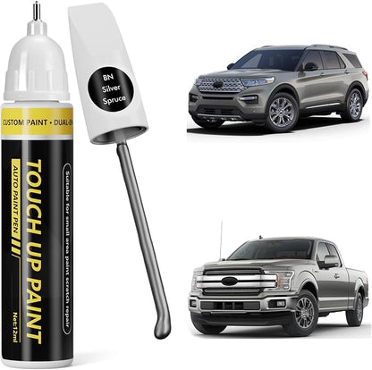 (Silver Spruce (BN) Car Touch Up Paint for ford, Car Paint Scratch Repair Kit, 2 in 1 Premium Scratch Remover Pen with Exact Color-Matched