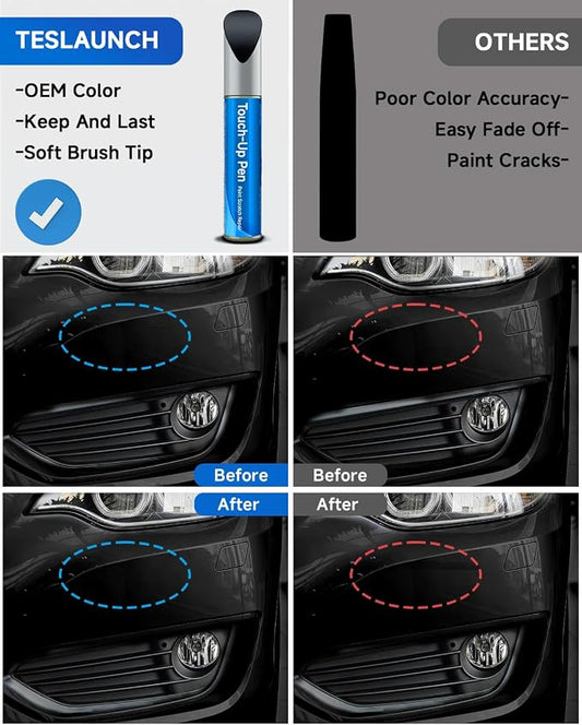 Touch Up Paint for BMW, Carbon Black Metallic (416) Exact Match Touch Up Paint Car Scratch Repair(Carbon Black Metallic for X4/X5/5/2020 3 Series/X4/2018 X5)