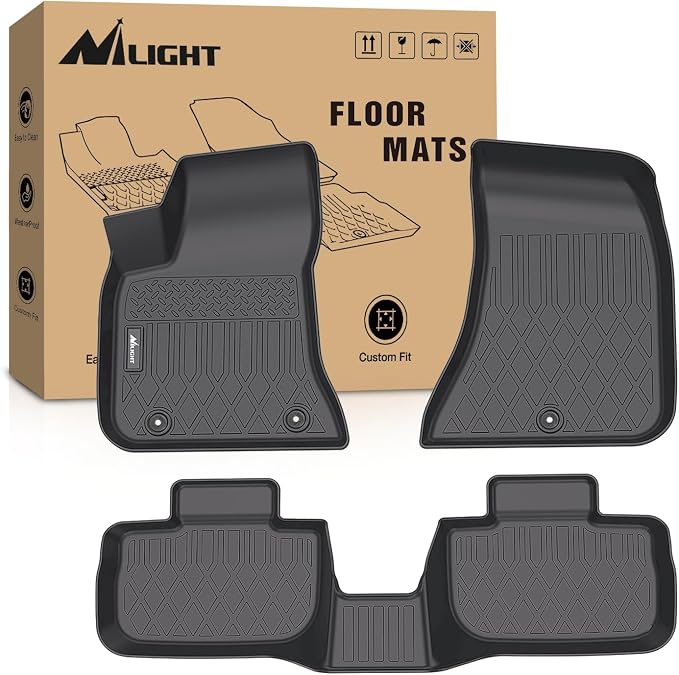 Nilight TPE Floor Mats for Dodge Charger RWD 2011-2023/Chrysler 300 RWD 2011 2012 2013 2014 2015 2016 2017 2018 2019 2020 2021 2022 2023,All Weather Custom Fit Heavy Duty Floor Liners