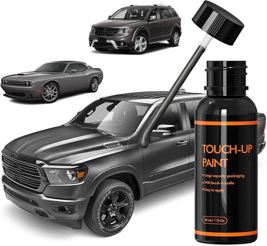 XTXTryfun PAU/LAU Granite Crystal Touch Up Paint for Dodge, DIY Car Paint Scratch Repair Kit, Automotive Paints, Quick & Easy Fix Scratch Repair for Challenger/Durango/Grand Caravan/Charger/RAM Truck