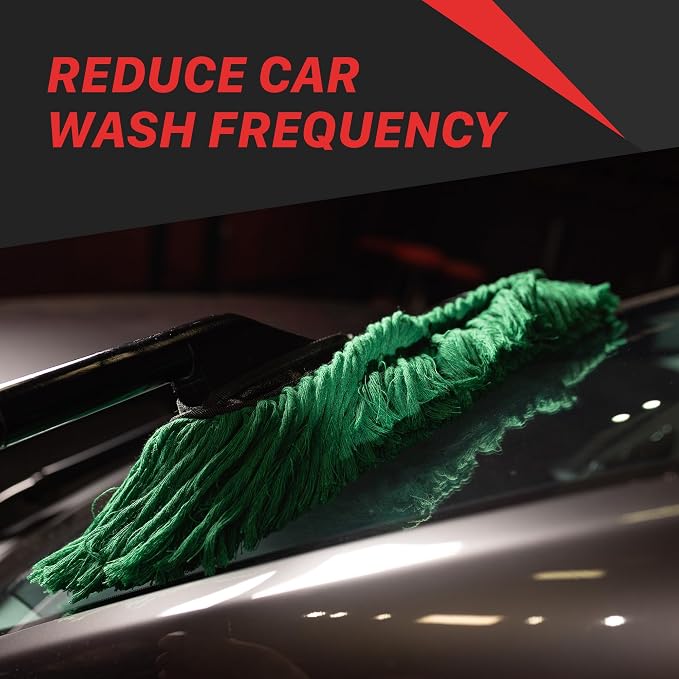Maxshine Universal Premium Cotton Car Duster – Exterior Auto Dusting Tool – Safe for All Surfaces – Gently Removes Dust, Dirt & Debris – Reusable Detailing Brush for Cars, Trucks & SUVs