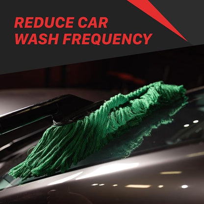 Maxshine Universal Premium Cotton Car Duster – Exterior Auto Dusting Tool – Safe for All Surfaces – Gently Removes Dust, Dirt & Debris – Reusable Detailing Brush for Cars, Trucks & SUVs