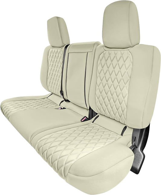 FH Group Custom Fit Car Seat Covers Specifically Made for 2022-2026 Nissan Frontier, Full Set Gray Ultraflex Neoprene Waterproof Automotive Seat Covers for Pickup Truck, Nissan Accessories