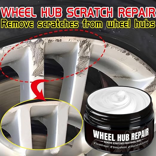 Tire Cleaner and Shine - Scratches Removal Coating,80g Scratch-Resistant Long-Lasting High-Gloss Tire Cleaner Hub Polisher for Auto Detailing, Car, RV, Motorcycle, Truck, Marine & ATV Wheels