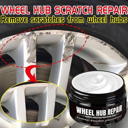 Tire Cleaner and Shine - Scratches Removal Coating,80g Scratch-Resistant Long-Lasting High-Gloss Tire Cleaner Hub Polisher for Auto Detailing, Car, RV, Motorcycle, Truck, Marine & ATV Wheels