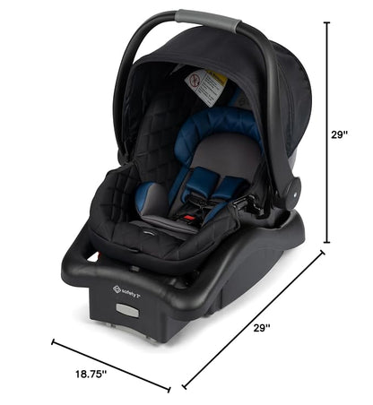 Safety 1ˢᵗ® onBoard™ Insta-Latch™ DLX Infant Car Seat with Base, Baby Car Seat for 4-30 lbs., Rear Facing Car Seat, Newburyport