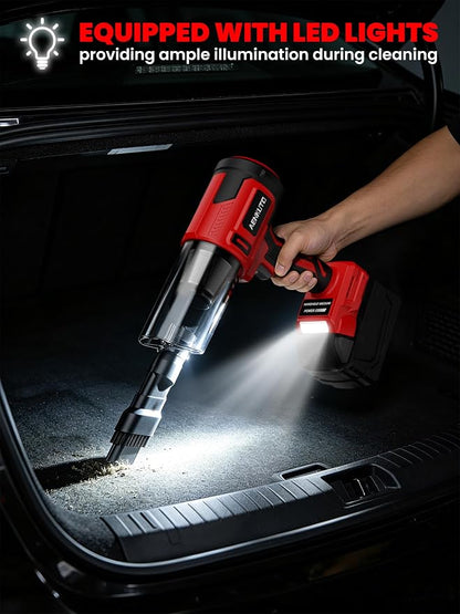 Handheld Electric Vacuum Cleaner Compatible with Milwaukee 18V Battery, Portable Handheld Vacuum for Pet Hair & Sand, Capable of Quick Vehicle Interior & Garage Cleanup, (Battery Not Included)