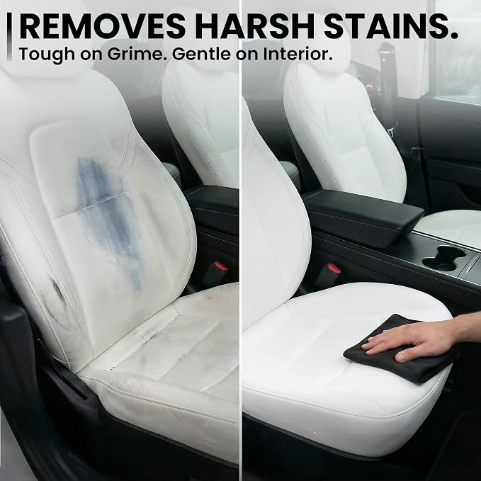 EVEO TESLA Interior Cleaner Kit - (16oz) Tesla Model Y Juniper Accessories & Tesla Model 3 Accessories | Tesla Seat Cleaner, Car Interior Cleaner - Car Leather Cleaning | Tesla Model S 3 X Y 2026
